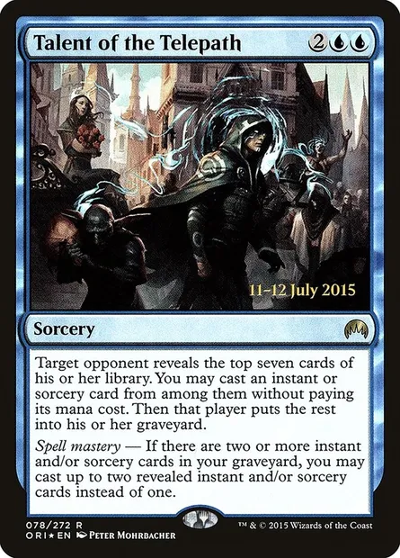 Talent of the Telepath, Magic card PORI 78s — Magic Origins Promos set