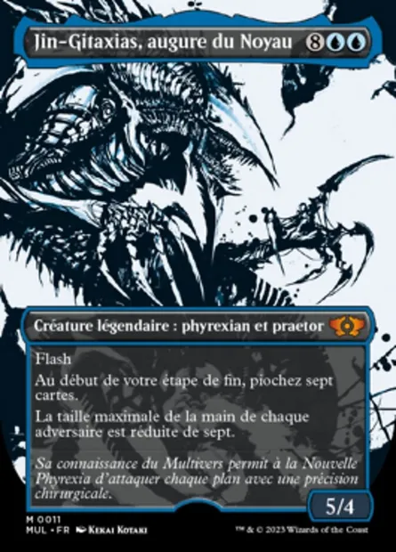 Jin-Gitaxias, augure du Noyau, carte Magic MUL 11 — extension Multiverse Legends
