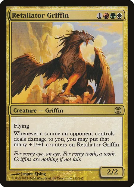 Retaliator Griffin, Magic card ARB 123 — Alara Reborn set