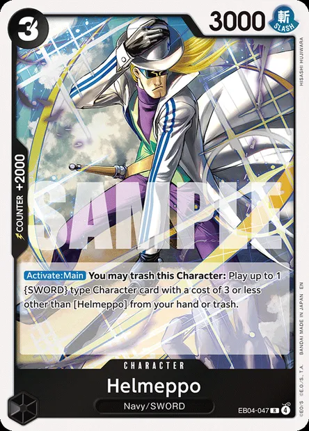 Helmeppo, One Piece card EB04-047 — EGGHEAD CRISIS set