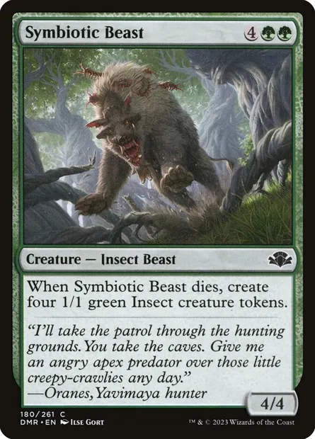 Symbiotic Beast, Magic card DMR 180 — Dominaria Remastered set