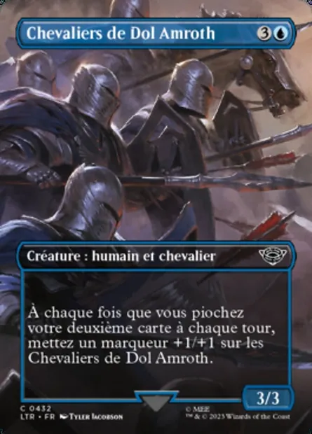 Chevaliers de Dol Amroth, carte Magic LTR 432 — extension Le Seigneur des Anneaux : chroniques de la Terre du Milieu