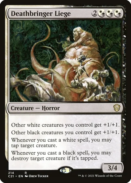 Deathbringer Liege, Magic card C21 214 — Commander 2021 set