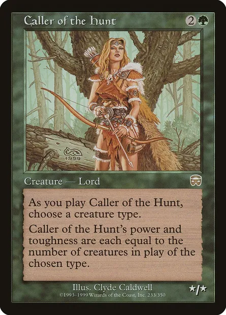 Caller of the Hunt, Magic card MMQ 233 — Mercadian Masques set