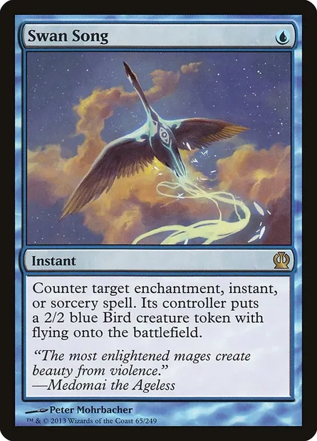 Swan Song, Magic card THS 65 — Theros set
