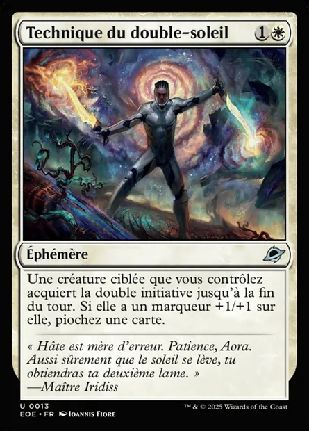 Technique du double-soleil, carte Magic EOE 13 — extension Edge of Eternities