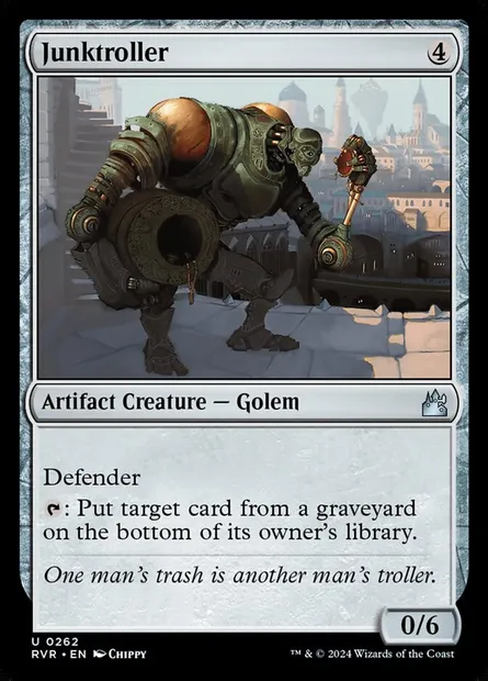 Junktroller, Magic card RVR 262 — Ravnica Remastered set