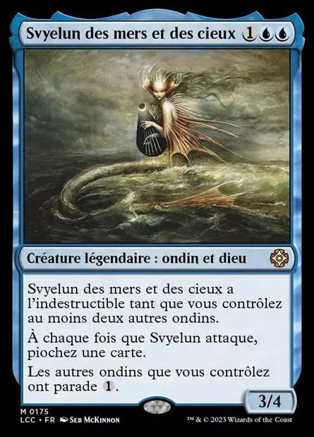 Svyelun des mers et des cieux, carte Magic LCC 175 — extension The Lost Caverns of Ixalan Commander