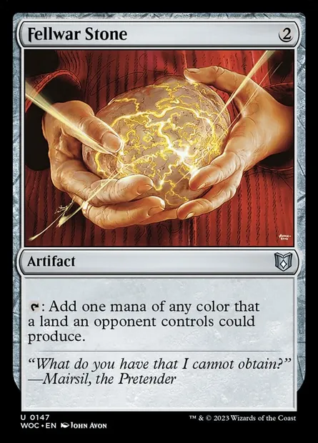 Fellwar Stone, Magic card WOC 147 — Wilds of Eldraine Commander set