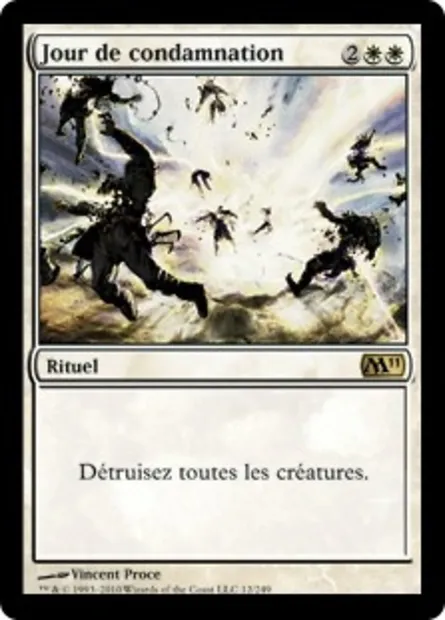 Jour de condamnation, carte Magic M11 12 — extension Magic 2011