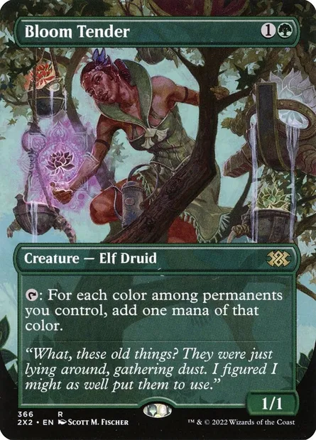 Bloom Tender, Magic card 2X2 366 — Double Masters 2022 set