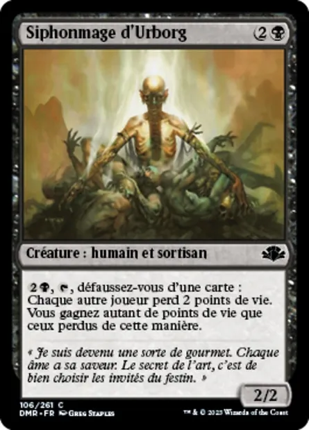 Siphonmage d'Urborg, carte Magic DMR 106 — extension Dominaria Remastered