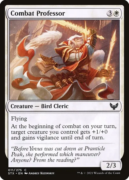 Combat Professor, Magic card STX 11 — Strixhaven: School of Mages set