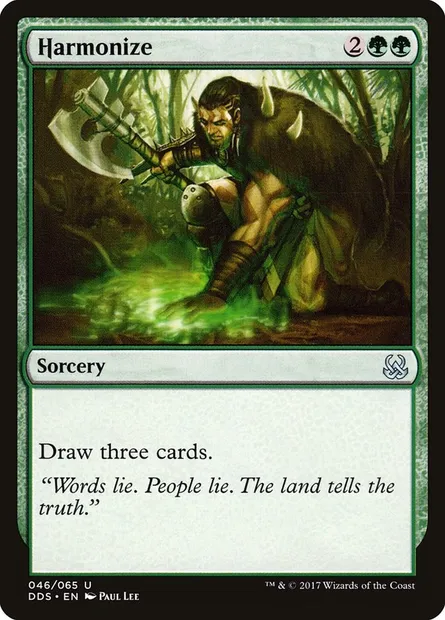 Harmonize, Magic card DDS 46 — Duel Decks: Mind vs. Might set