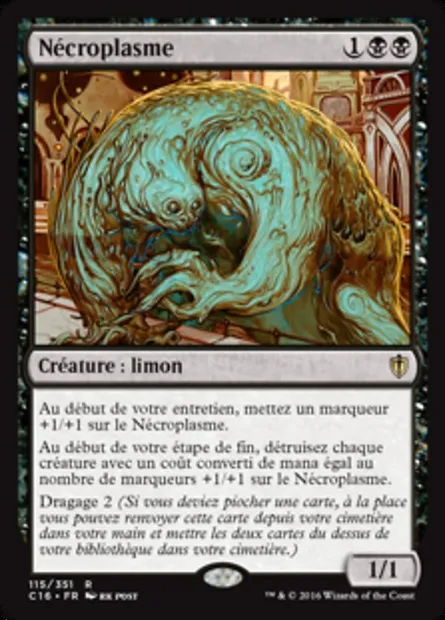 Nécroplasme, carte Magic C16 115 — extension Commander 2016