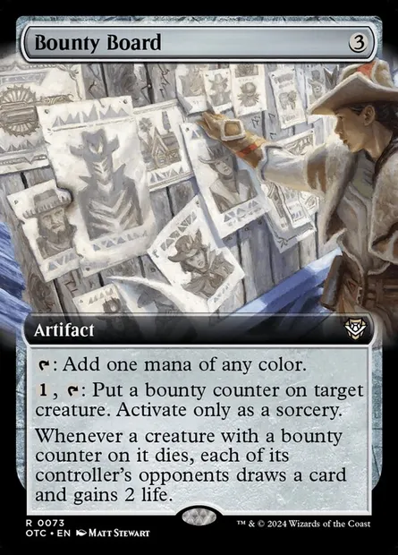 Bounty Board, Magic card OTC 73 — Outlaws of Thunder Junction Commander set