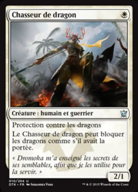 Chasseur de dragon, carte Magic DTK 10 — extension Les Dragons de Tarkir