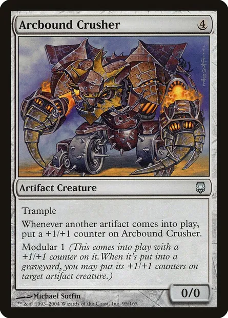 Écrabouilleur entravarc, carte Magic DST 95 — extension Sombracier