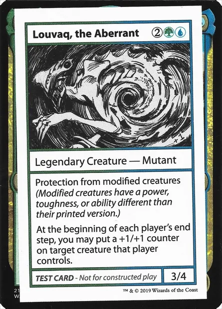 Louvaq, the Aberrant, carte Magic CMB2 95 — extension Mystery Booster Playtest Cards 2021