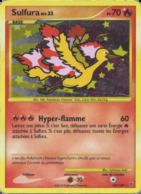 Sulfura, carte Pokémon SV 149 — extension Vainqueurs Suprêmes