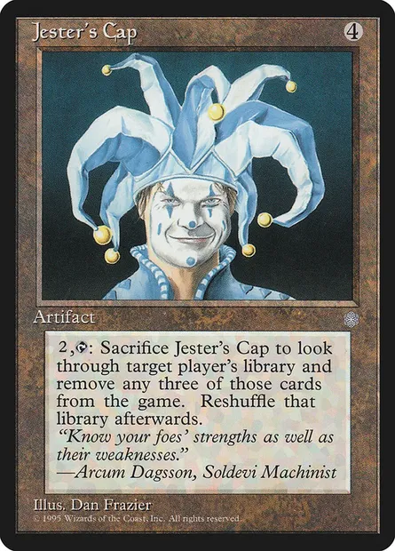 Jester's Cap, Magic card ICE 324 — Ice Age set
