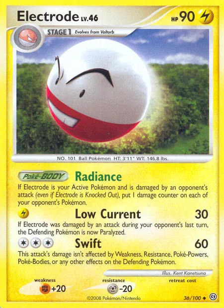 Electrode, Pokémon card SF 36 — Stormfront set