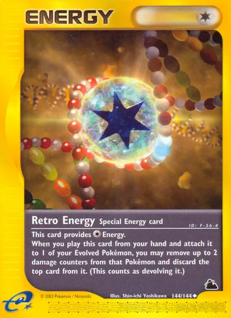 Retro Energy, carte Pokémon SK 144 — extension Skyridge