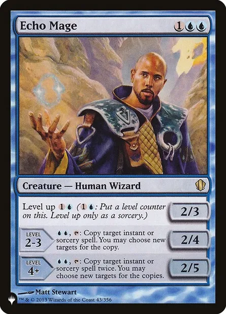 Mage d'écho, carte Magic PLST C13-43 — extension The List