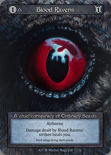 Blood Ravens, carte Sorcery ALP 029 — extension Alpha
