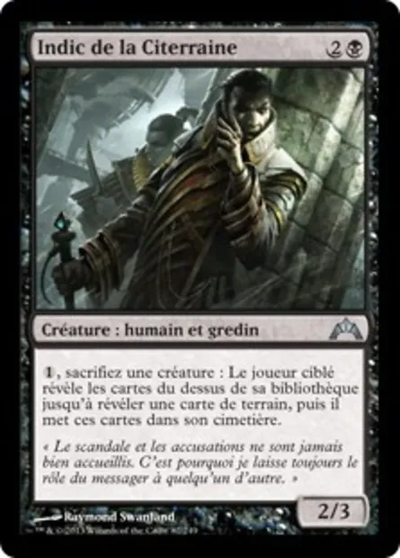 Indic de la Citerraine, carte Magic GTC 82 — extension Insurrection