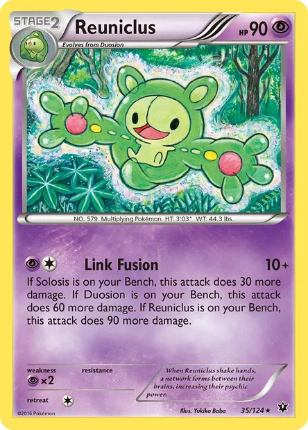 Reuniclus, Pokémon card FCO 35 — Fates Collide set