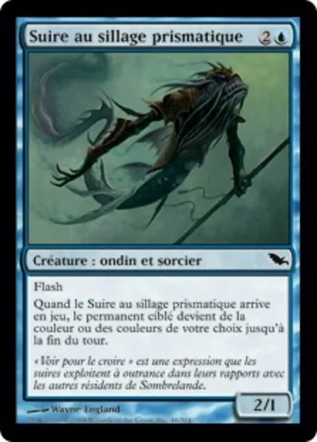 Suire au sillage prismatique, carte Magic SHM 46 — extension Sombrelande