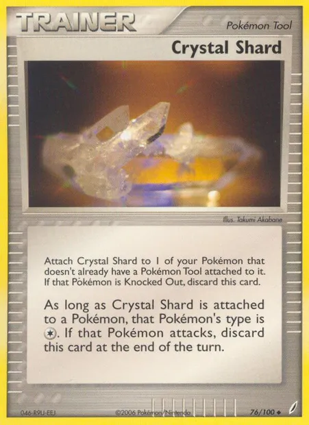 Crystal Shard, Pokémon card CG 76 — Crystal Guardians set