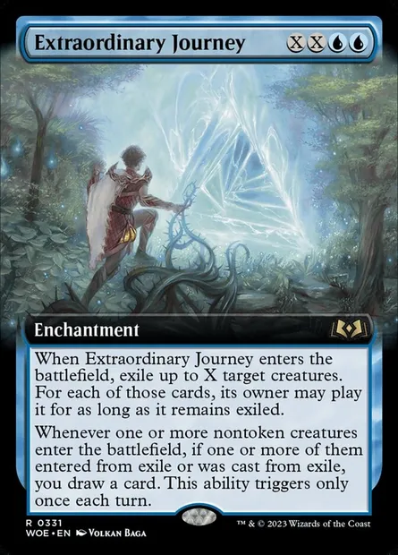 Extraordinary Journey, Magic card WOE 331 — Wilds of Eldraine set
