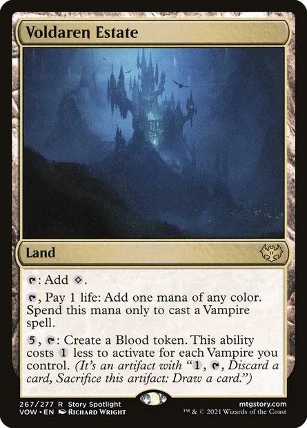 Voldaren Estate, Magic card VOW 267 — Innistrad: Crimson Vow set