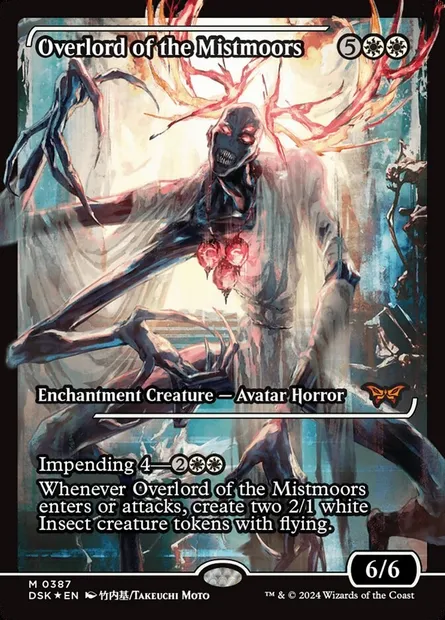 Overlord of the Mistmoors, Magic card DSK 387 — Duskmourn: House of Horror set