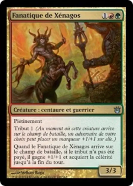 Fanatique de Xénagos, carte Magic BNG 147 — extension Créations divines