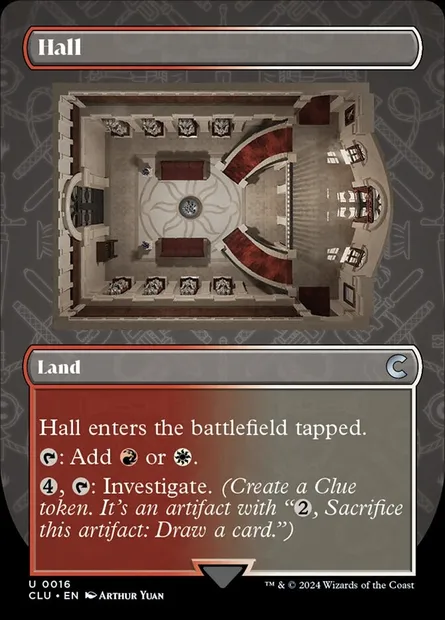 Hall, Magic card CLU 16 — Ravnica: Clue Edition set