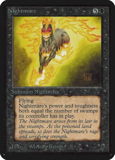 Nightmare, Magic card LEA 118 — Limited Edition Alpha set