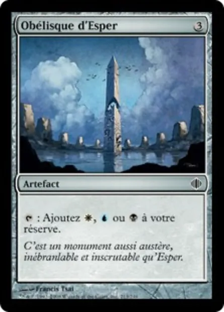 Obélisque d'Esper, carte Magic ALA 213 — extension Les éclats d'Alara