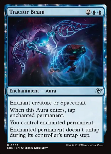 Tractor Beam, Magic card EOE 82 — Edge of Eternities set