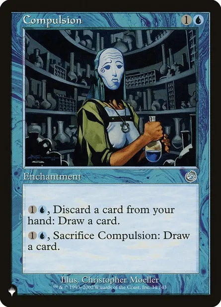 Compulsion, Magic card PLST TOR-34 — The List set