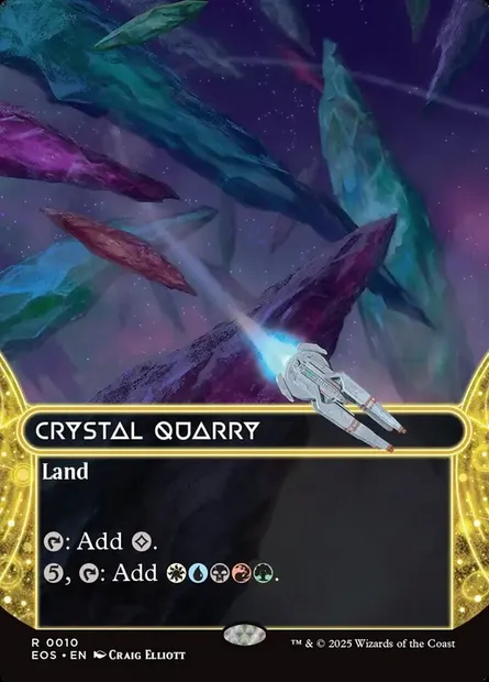 Crystal Quarry, Magic card EOS 10 — Edge of Eternities: Stellar Sights set