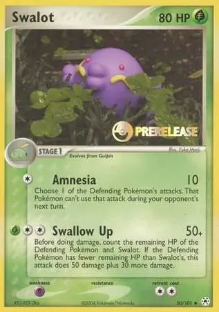 Swalot, Pokémon card PRE 050 — Prerelease Promos set