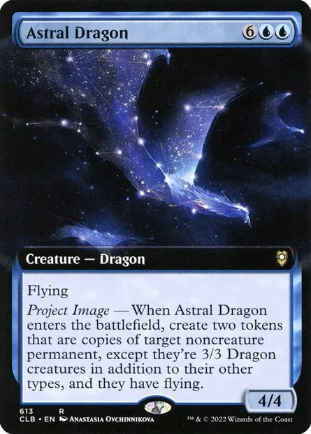 Astral Dragon, Magic card CLB 613 — Commander Legends: Battle for Baldur's Gate set