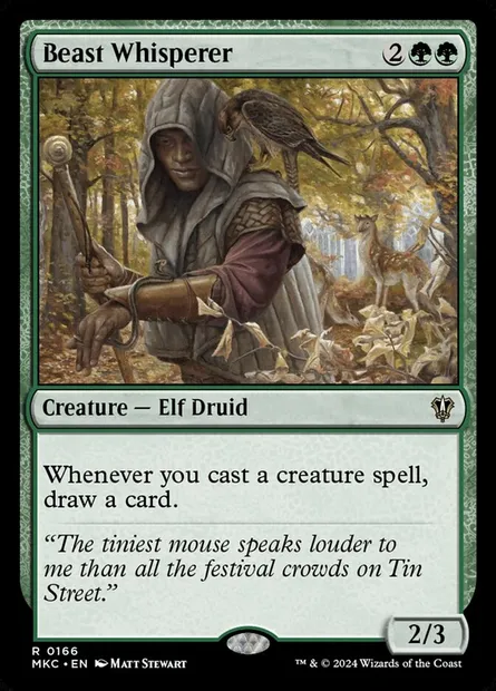 Beast Whisperer, Magic card MKC 166 — Murders at Karlov Manor Commander set