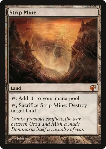 Strip Mine, Magic card V09 13 — From the Vault: Exiled set