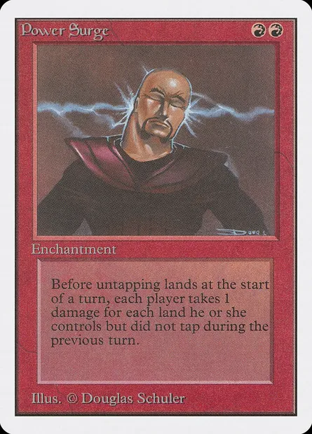 Surtension, carte Magic 2ED 168 — extension Unlimited Edition