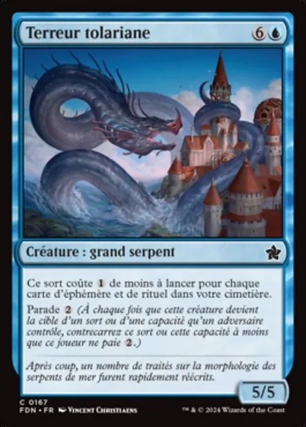 Terreur tolariane, carte Magic FDN 167 — extension Foundations