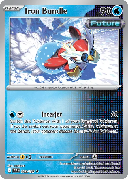 Iron Bundle, Pokémon card TWM 062 — Twilight Masquerade set